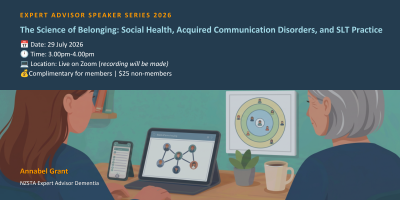 The Science of Belonging: Social Health, Acquired Communication Disorders, and SLT Practice - Annabel Grant image