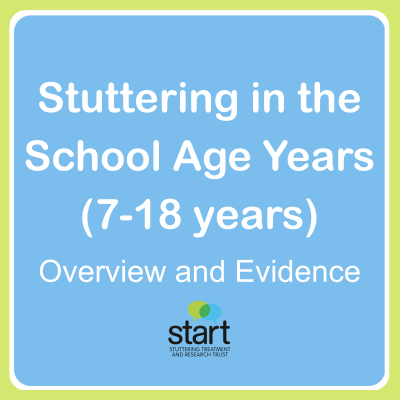 Stuttering in the School Age Years 7 to 18 - Overview and Evidence image